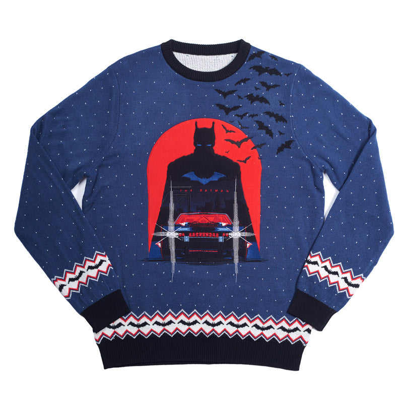 The Batman Winter Jumper Ugly Sweater Numskull Trade