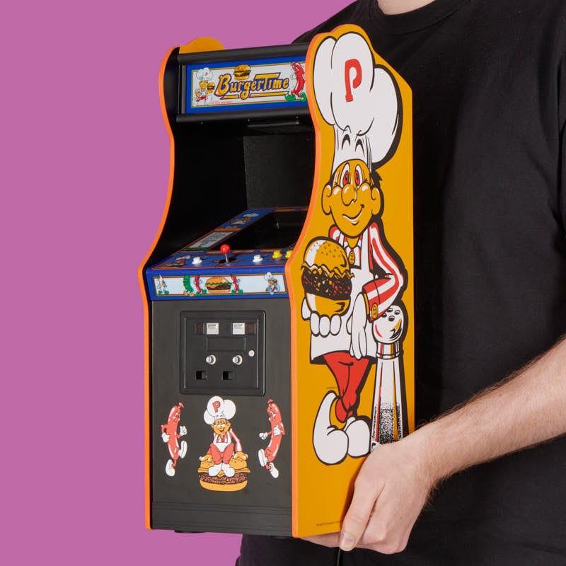 Official Data East BurgerTime Quarter Size Arcade Cabinet