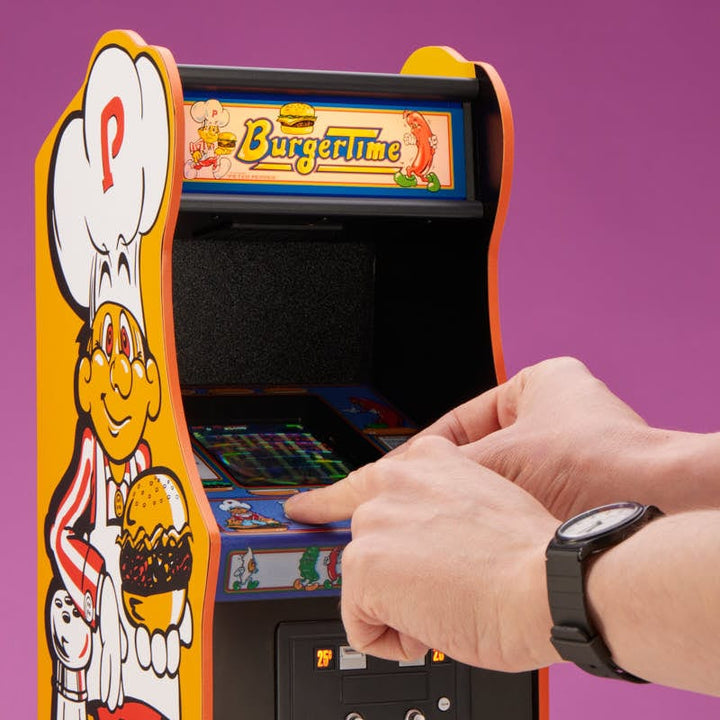 Official Data East BurgerTime Quarter Size Arcade Cabinet