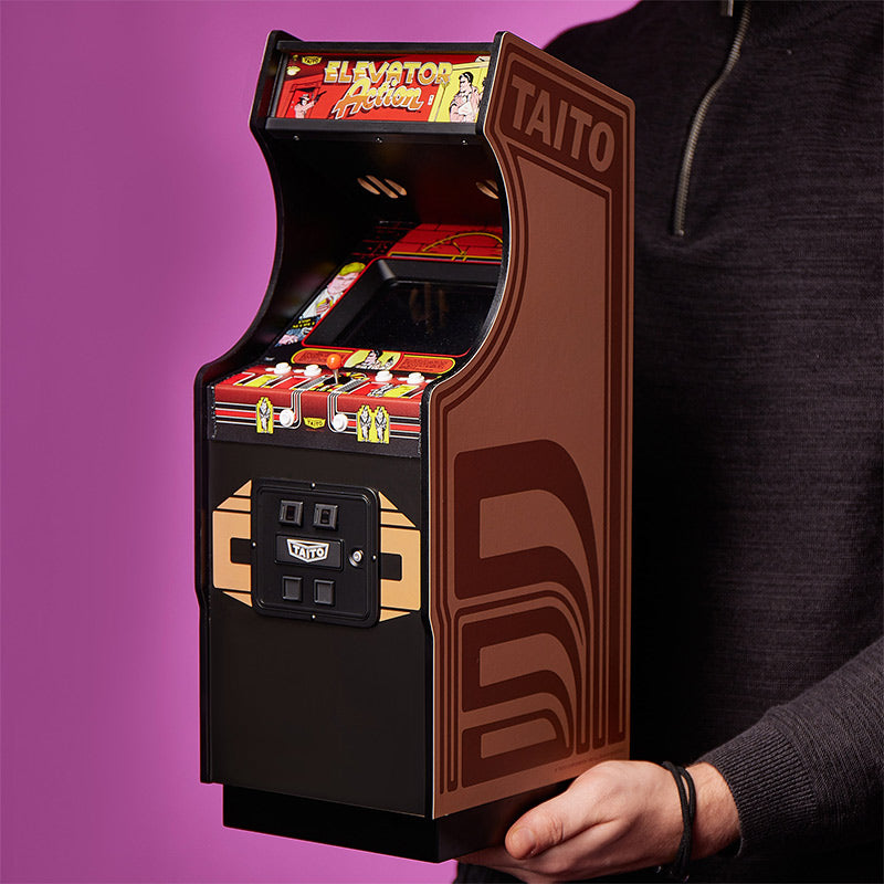 Official Taito Elevator Action Quarter Size Arcade Cabinet