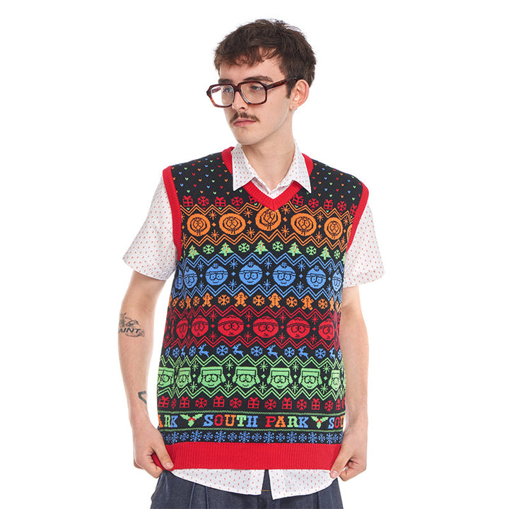 South Park Christmas Knitted Vest Top