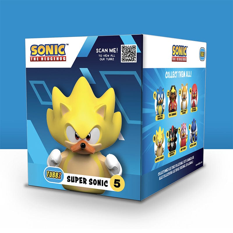 Sonic Tubbz BOXED Super Sonic