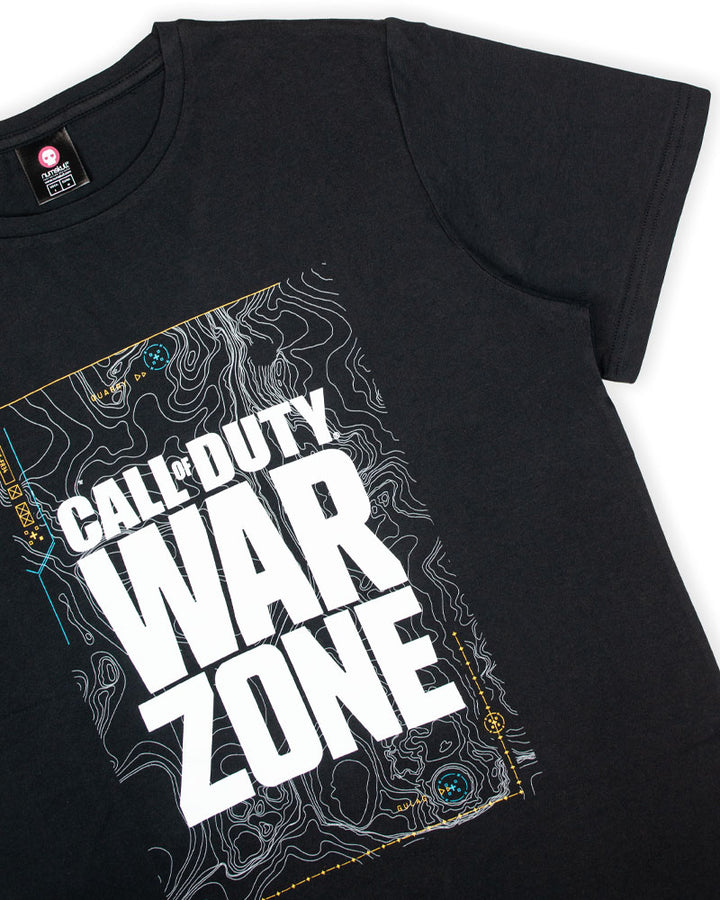 Call Of Duty Warzone Black Map  T-Shirts