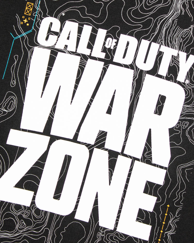 Call Of Duty Warzone Black Map  T-Shirts