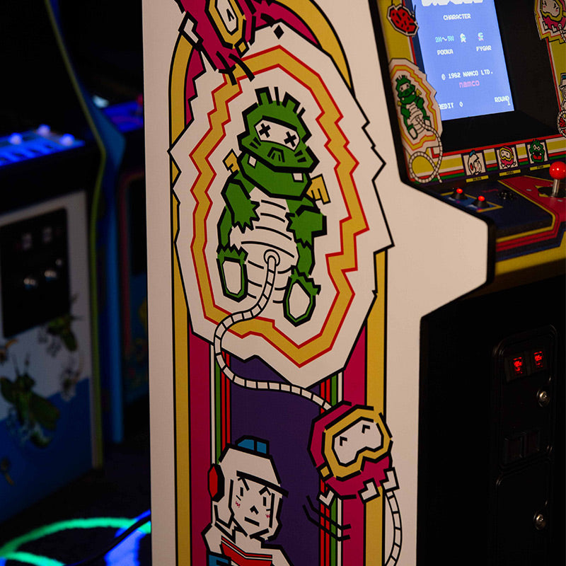 Official  Dig Dug Quarter Size Arcade Cabinet