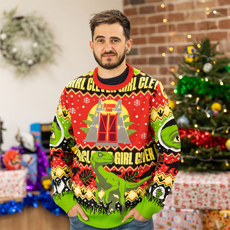 Official Jurassic Park Christmas Jumper / Ugly Sweater