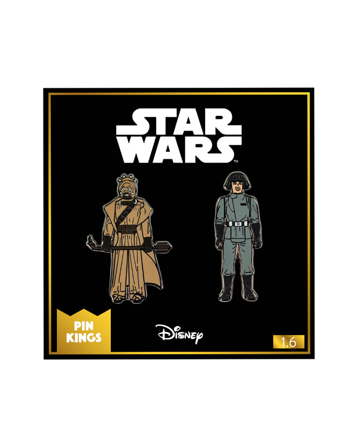 Pin Kings Star Wars Enamel Pin Badge Set 1.6 - Tusken Raider and Imperial Death Star Technician (Geek Store Exclusive)