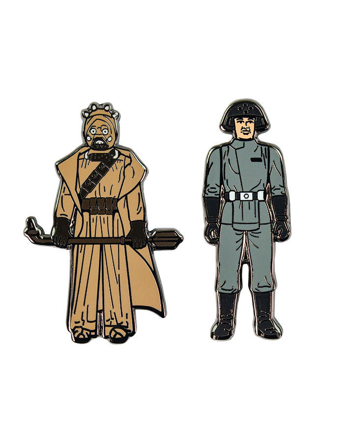 Pin Kings Star Wars Enamel Pin Badge Set 1.6 - Tusken Raider and Imperial Death Star Technician (Geek Store Exclusive)