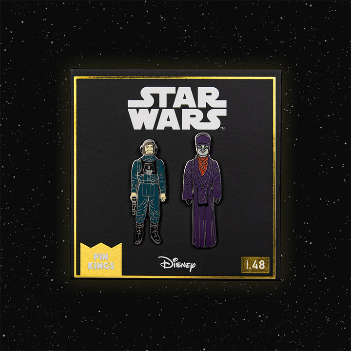 Pin Kings Star Wars Enamel Pin Badge Set 1.48 – A-Wing Pilot and Imperial Dignitary