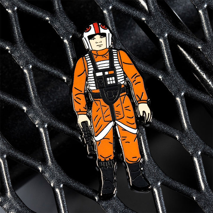 Pin Kings Star Wars Enamel Pin Badge Set 1.9 – Luke Skywalker: X Wing Pilot and R5 D4